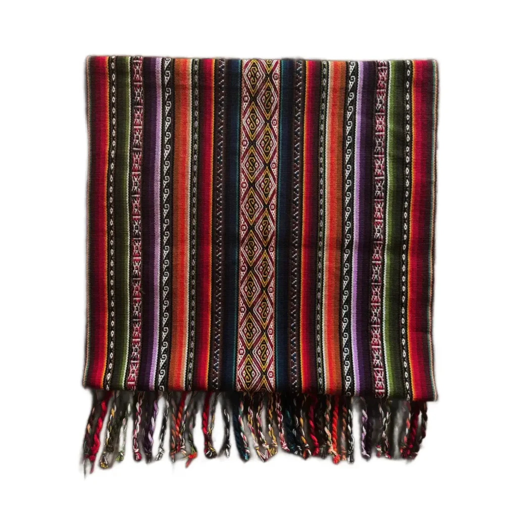Textil Cuzqueño Multicolor Tejido a mano