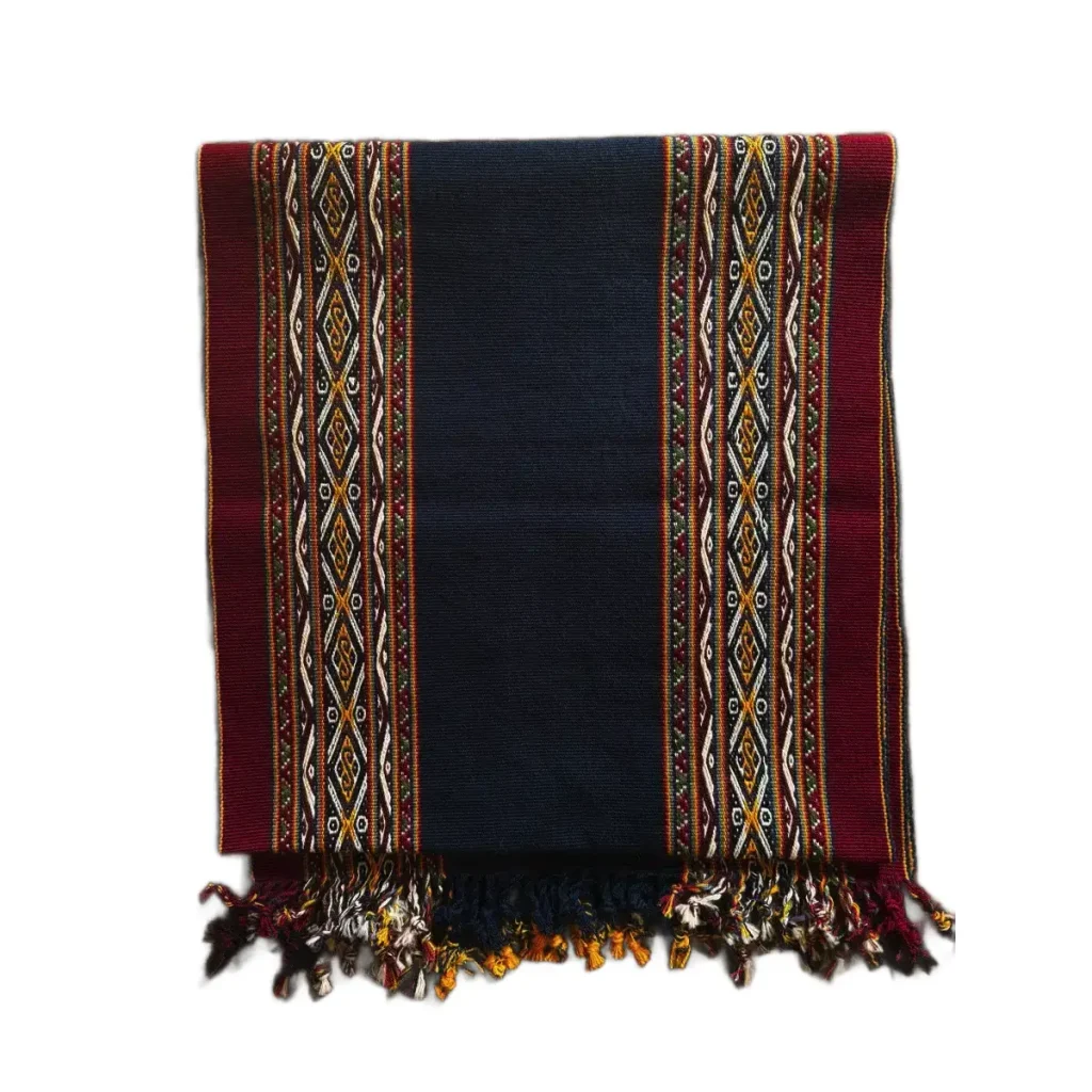 Textil Cuzqueño Azul Tejido a mano