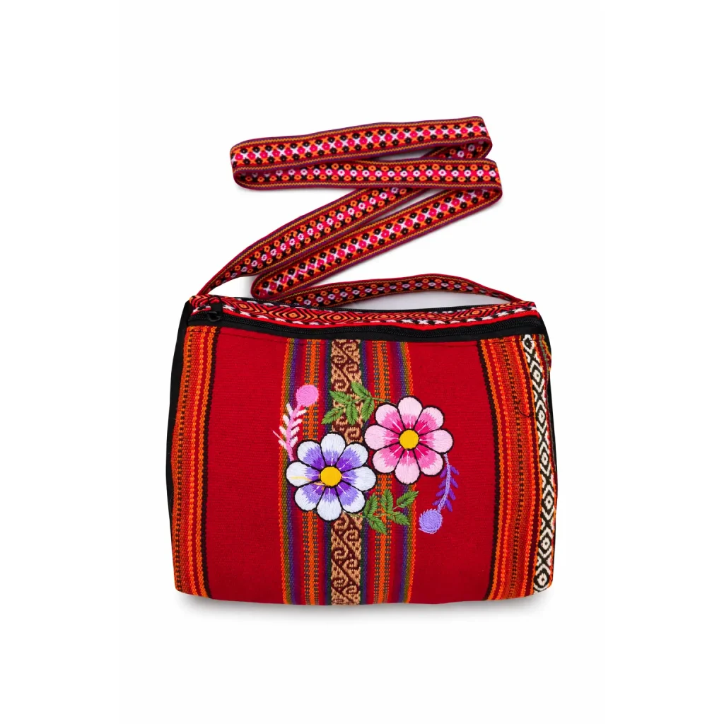 Bolso Andino Bordado “Flores del Valle”