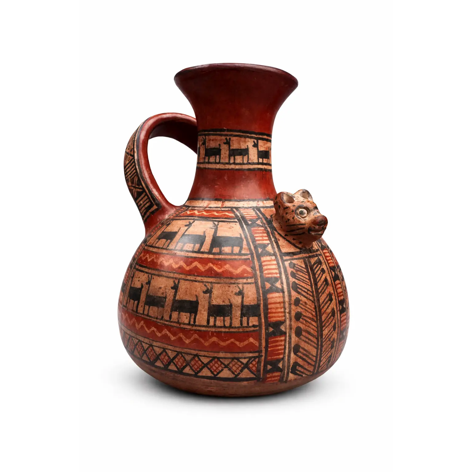 Botella Inca con Gollete Tipo Aríbalo