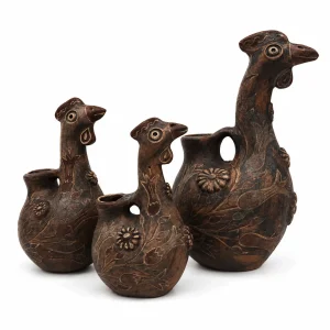 Vasijas Artesanales Peruanas - Set Escultórico “Kuska” -